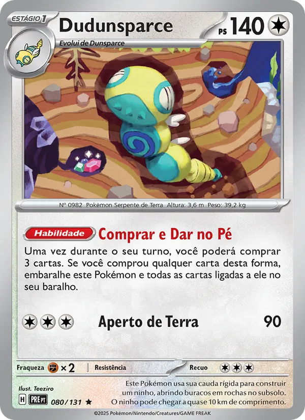 Dudunsparce (Prismatic Evolutions #080/131)