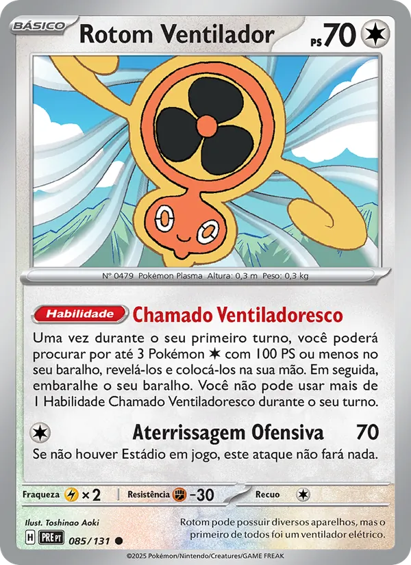 Rotom Ventilador (Prismatic Evolutions #085/131)