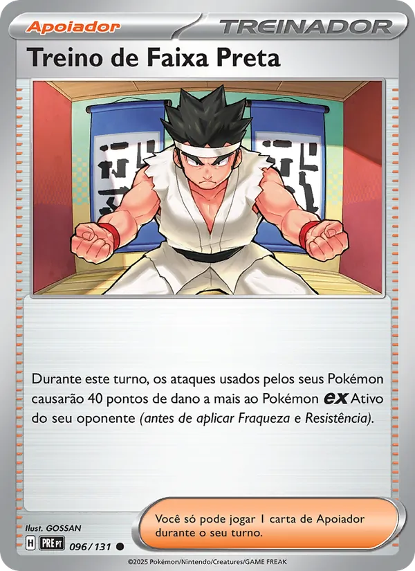 Treino de Faixa Preta (Prismatic Evolutions #096/131)