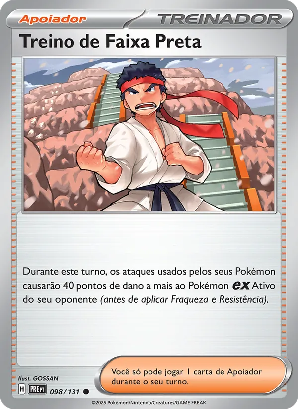 Treino de Faixa Preta (Prismatic Evolutions #098/131)
