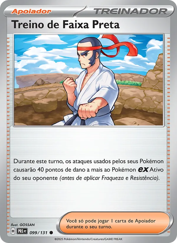 Treino de Faixa Preta (Prismatic Evolutions #099/131)