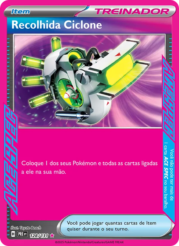 Recolhida Ciclone (Prismatic Evolutions #128/131)