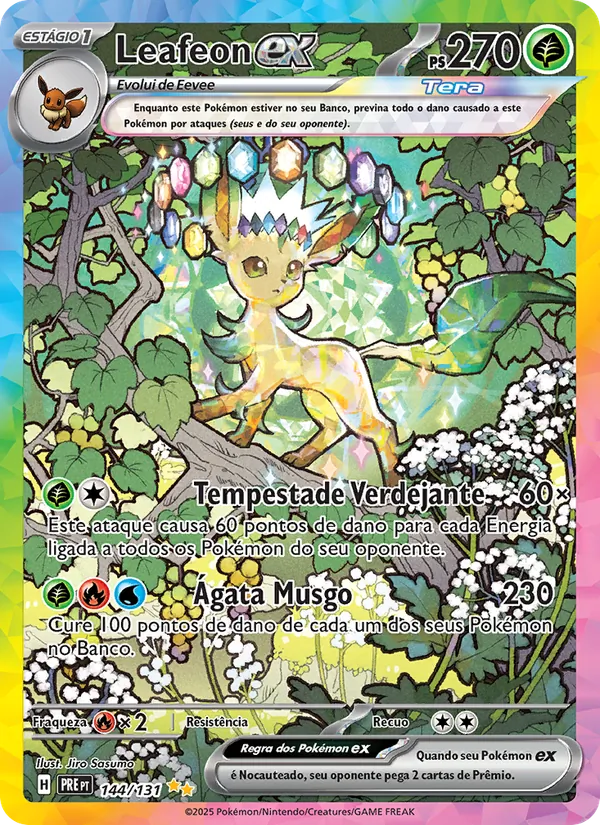 Leafeon ex (Prismatic Evolutions #144/131)