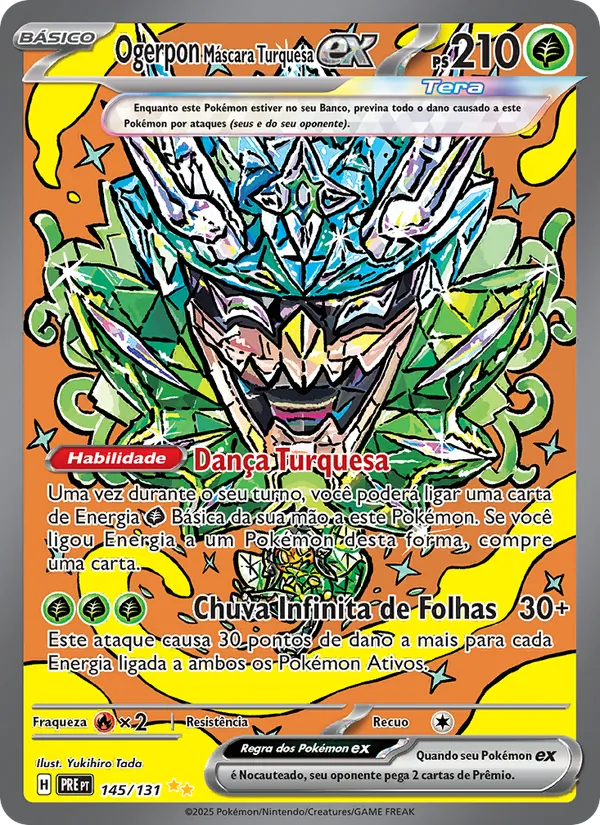 Ogerpon Máscara Turquesa ex (Prismatic Evolutions #145/131)