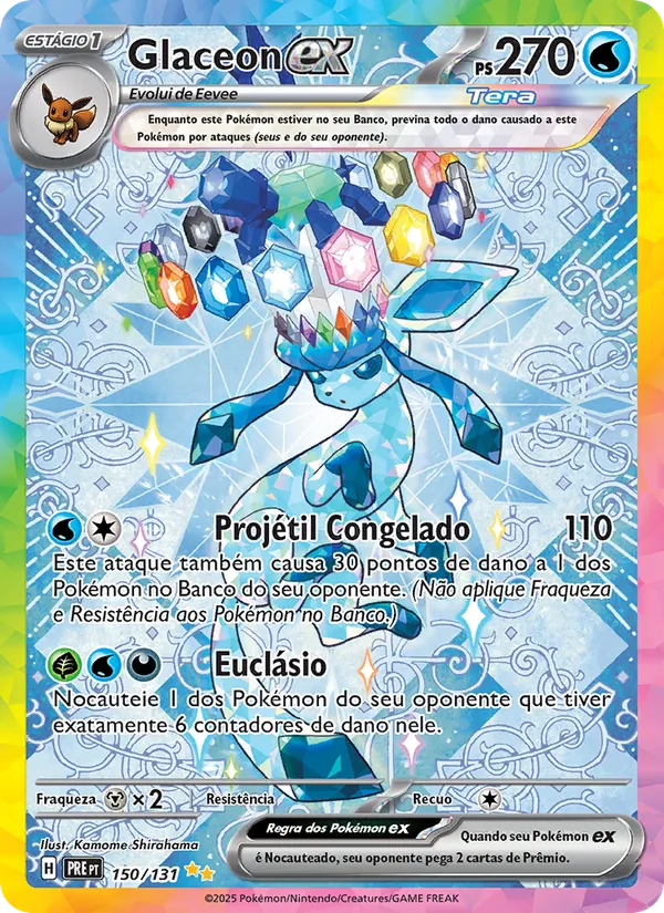 Glaceon ex (Prismatic Evolutions #150/131)