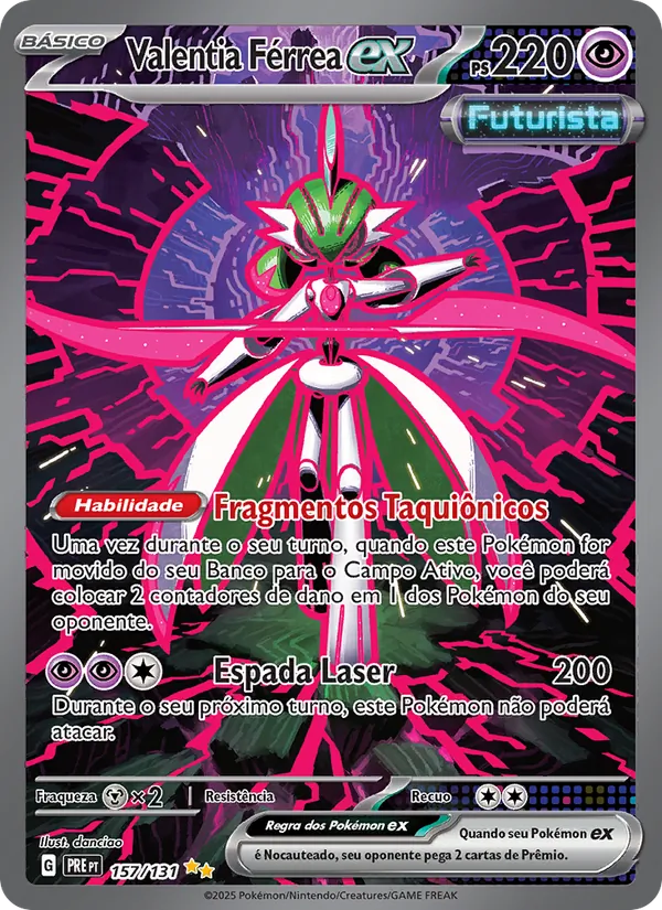 Valentia Férrea ex (Prismatic Evolutions #157/131)