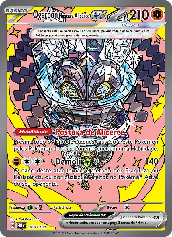 Ogerpon Máscara Alicerce ex (Prismatic Evolutions #160/131)