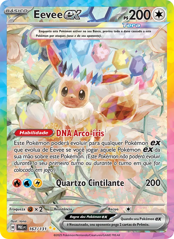 Eevee ex (Prismatic Evolutions #167/131)