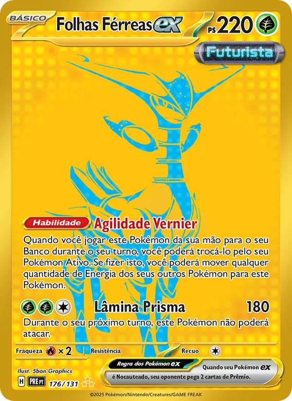 Folhas Férreas ex (Prismatic Evolutions #176/131)