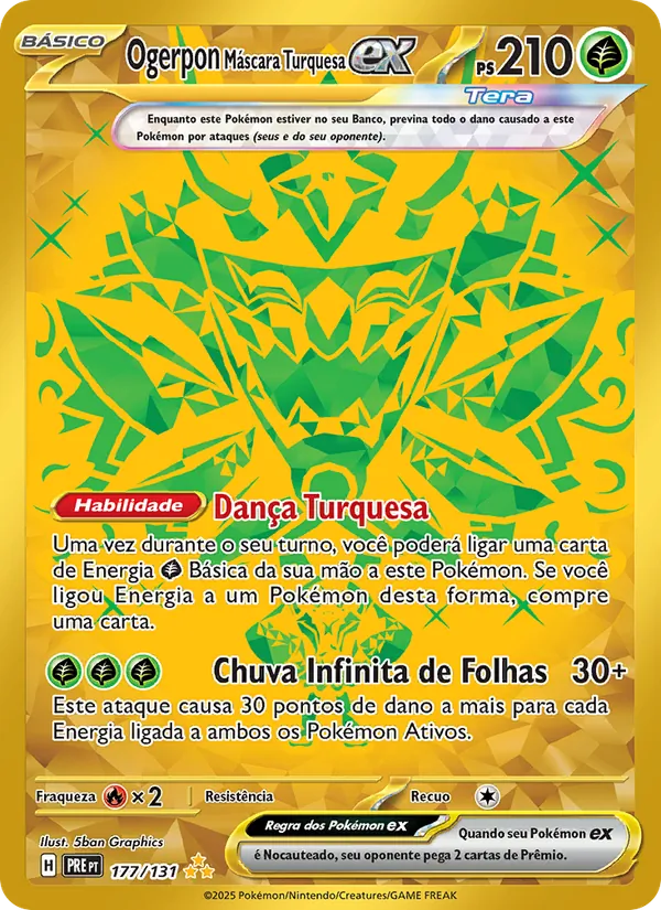 Ogerpon Máscara Turquesa ex (Prismatic Evolutions #177/131)