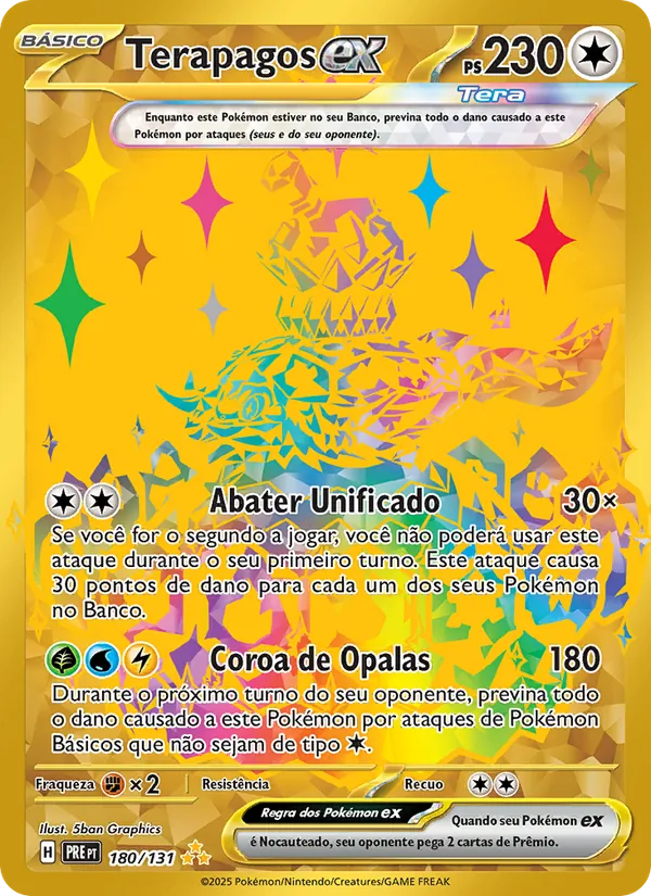 Terapagos ex (Prismatic Evolutions #180/131)