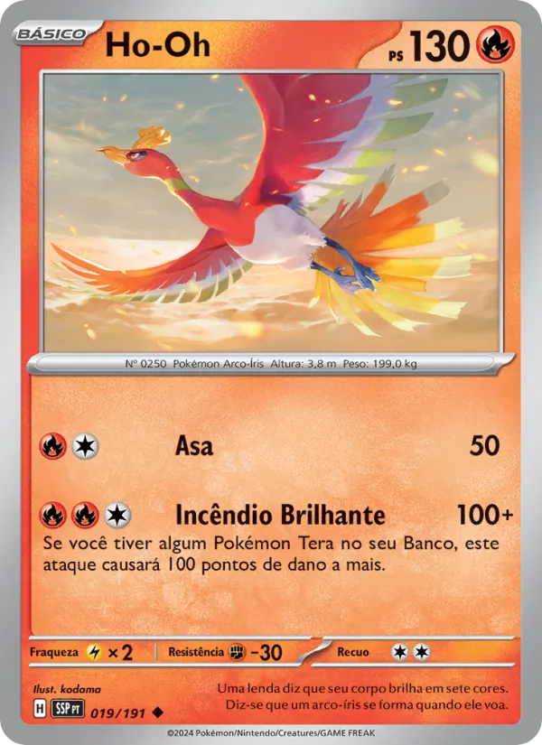 Ho-Oh (Surging Sparks #019/191)