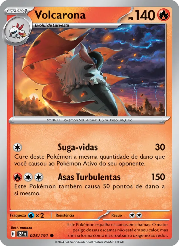Volcarona (Surging Sparks #025/191)