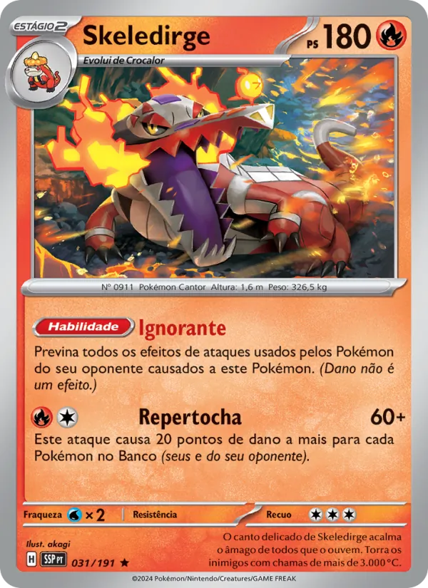 Skeledirge (Surging Sparks #031/191)