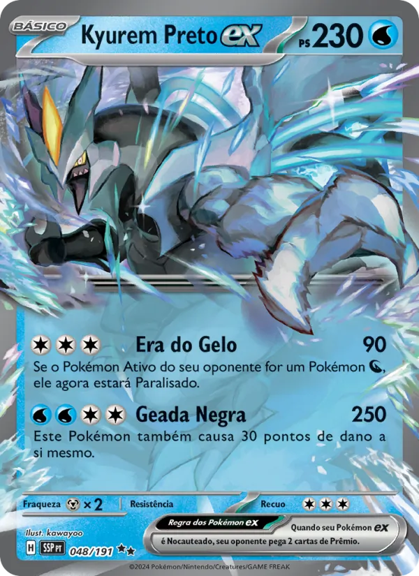 Kyurem Preto ex (Surging Sparks #048/191)