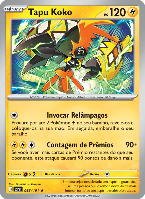 Tapu Koko (Surging Sparks #065/191)