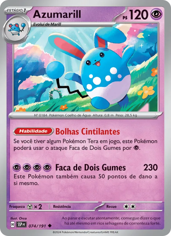 Azumarill (Surging Sparks #074/191)