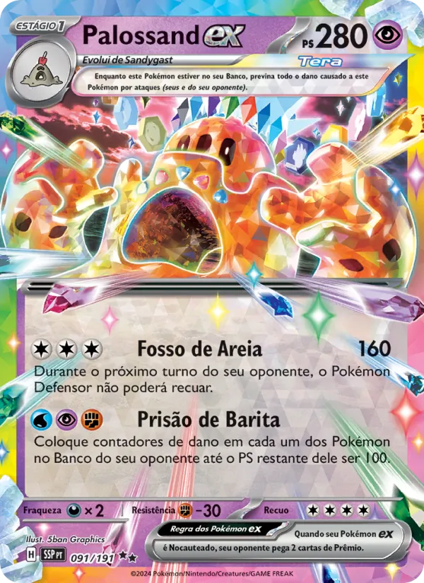 Palossand ex (Surging Sparks #091/191)