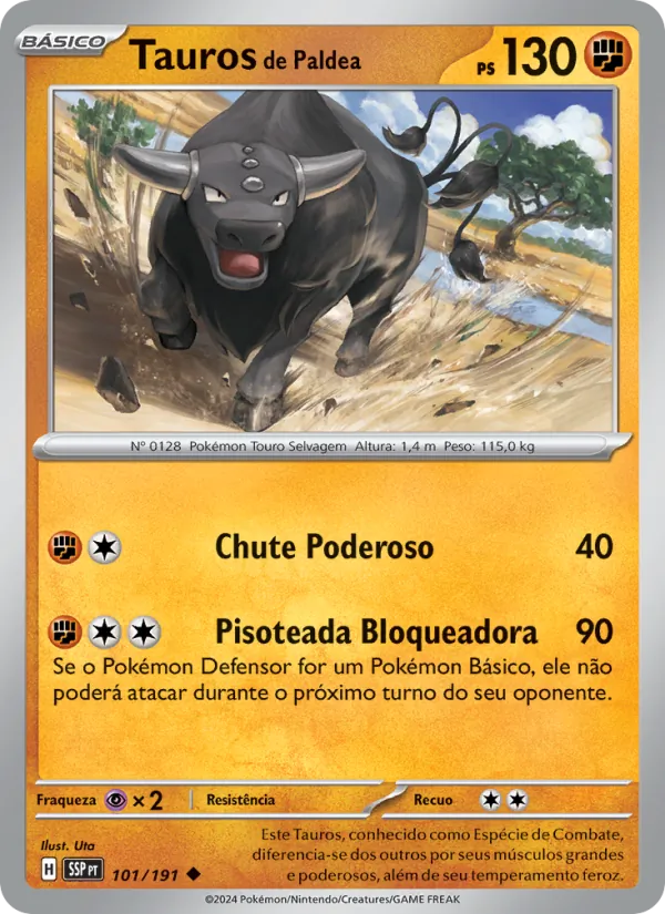 Tauros de Paldea (Surging Sparks #101/191)