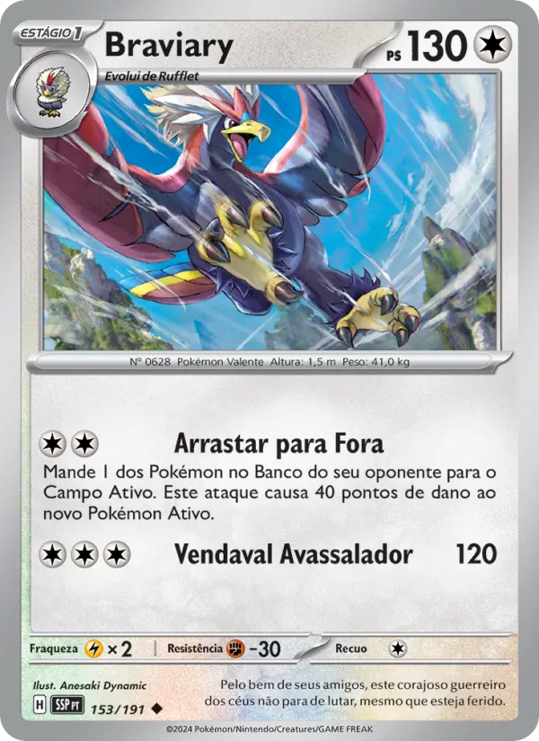 Braviary (Surging Sparks #153/191)