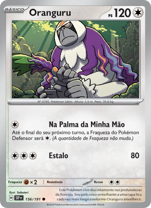 Oranguru (Surging Sparks #156/191)