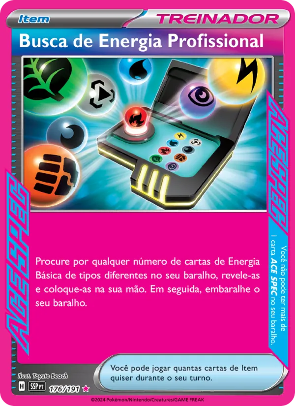 Busca de Energia Profissional (Surging Sparks #176/191)