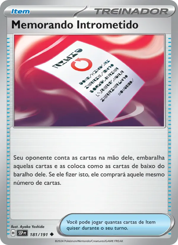 Memorando Intrometido (Surging Sparks #181/191)