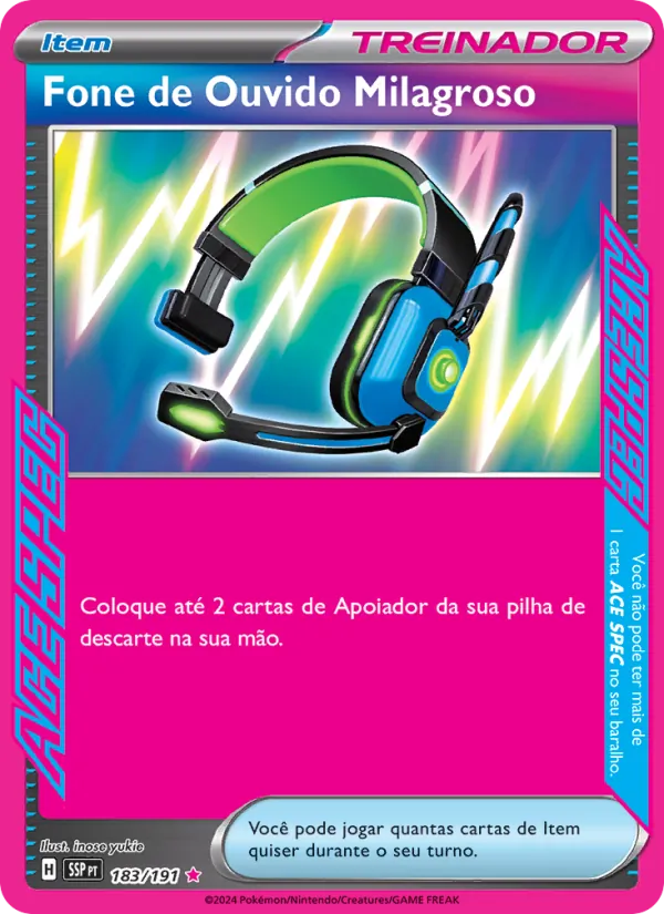 Fone de Ouvido Milagroso (Surging Sparks #183/191)