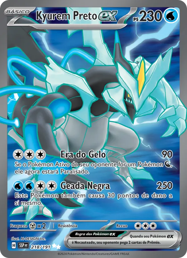 Kyurem Preto ex (Surging Sparks #218/191)