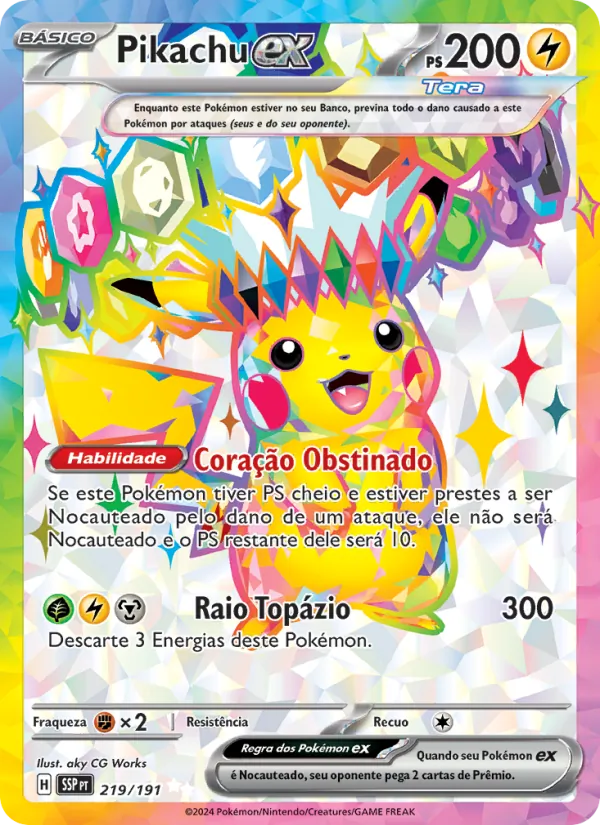 Pikachu ex (Surging Sparks #219/191)