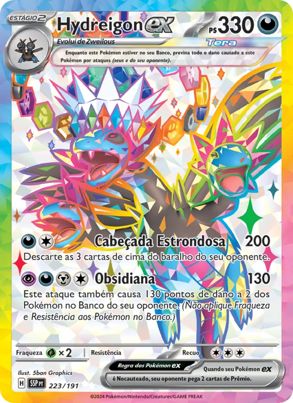 Hydreigon ex (Surging Sparks #223/191)