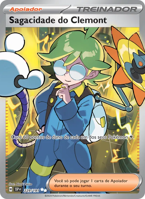Sagacidade do Clemont (Surging Sparks #229/191)
