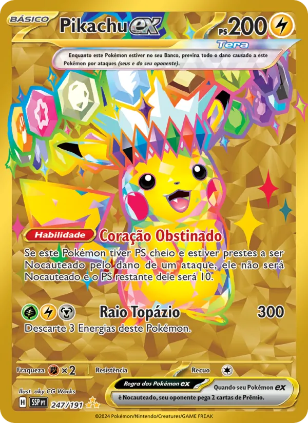 Pikachu ex (Surging Sparks #247/191)