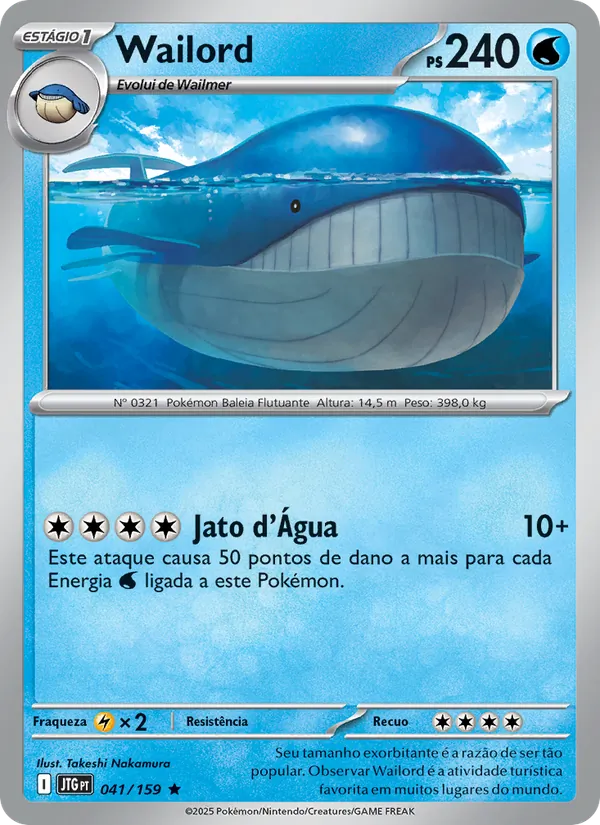 Wailord (Journey Together #041/159)