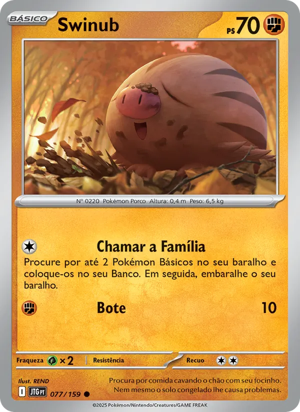Swinub (Journey Together #077/159)