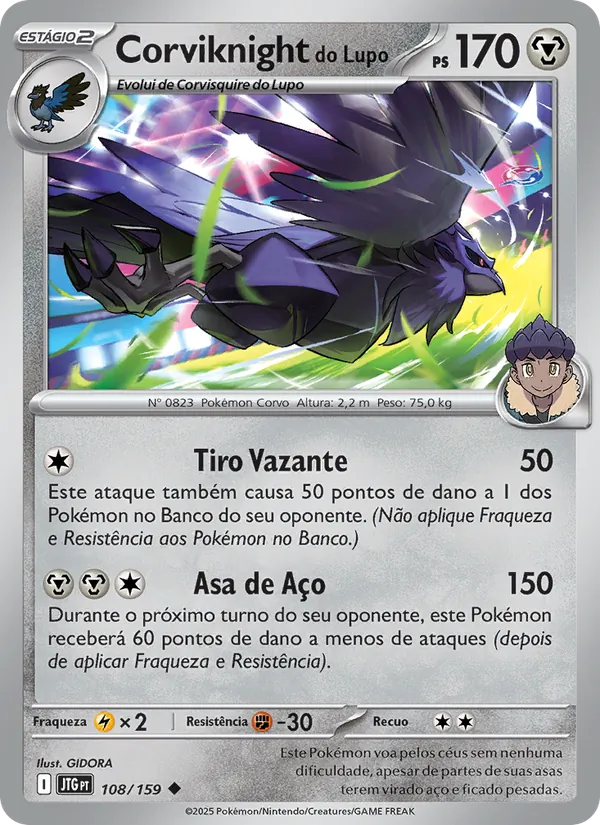 Corviknight do Lupo (Journey Together #108/159)