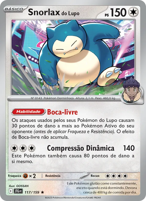 Snorlax do Lupo (Journey Together #117/159)