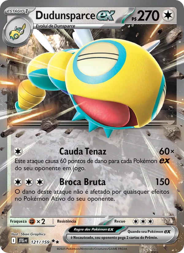 Dudunsparce ex (Journey Together #121/159)