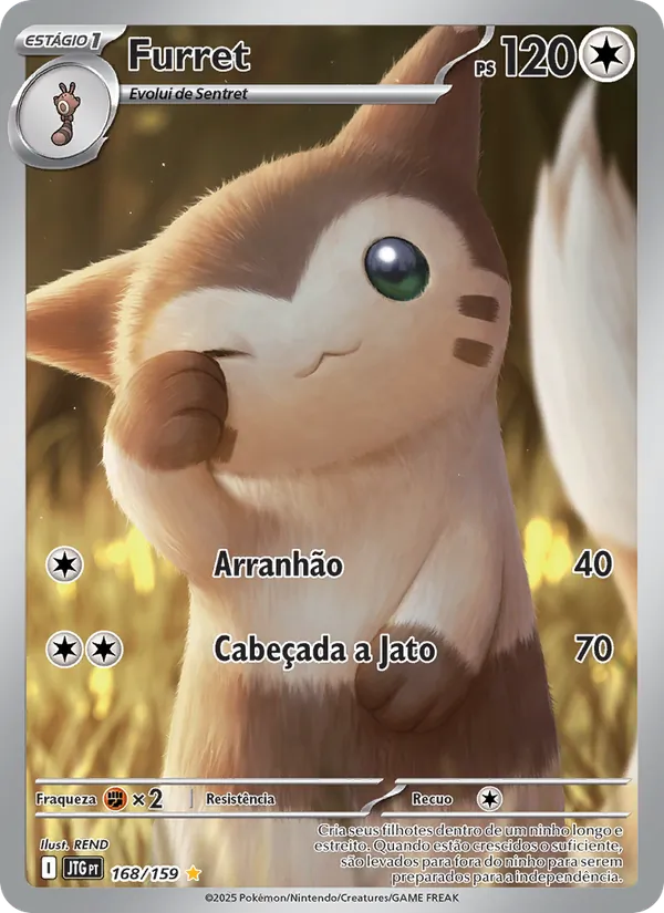 Furret (Journey Together #168/159)