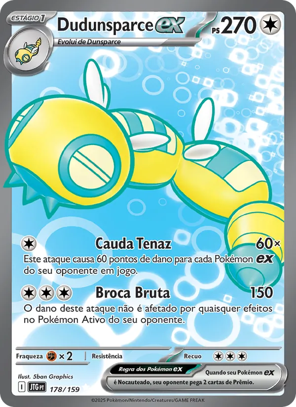 Dudunsparce ex (Journey Together #178/159)