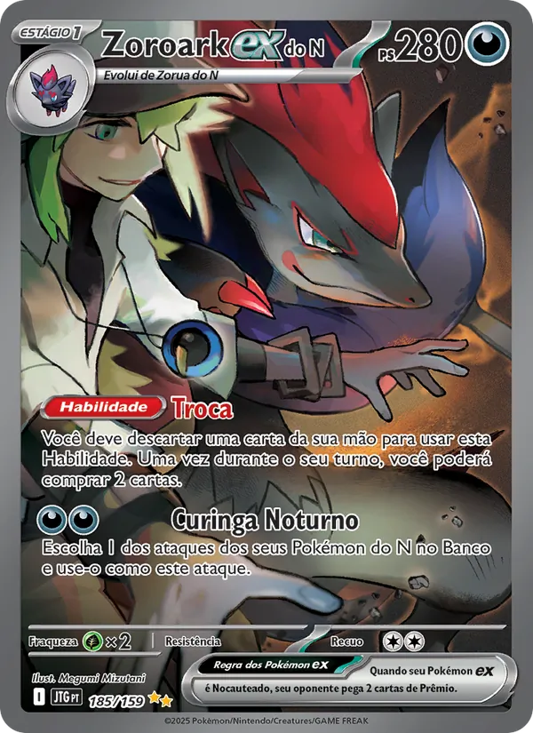Zoroark ex do N (Journey Together #185/159)