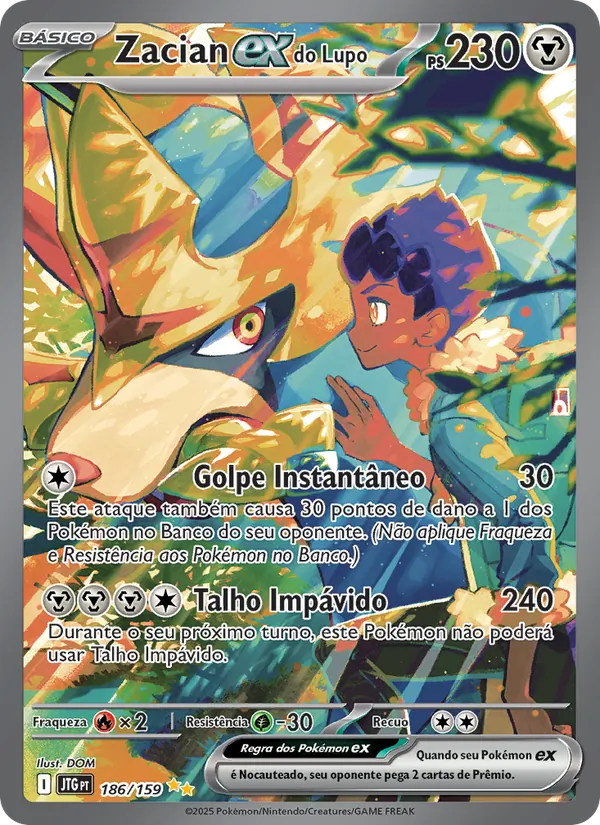 Zacian ex do Lupo (Journey Together #186/159)