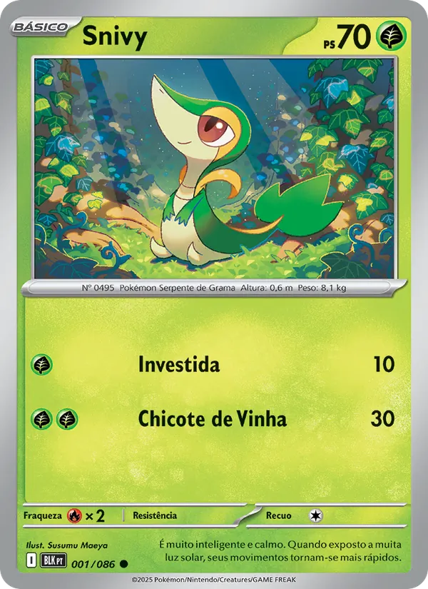 Snivy (Black Bolt #001/86)