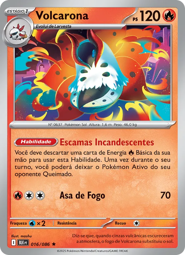 Volcarona (Black Bolt #016/86)