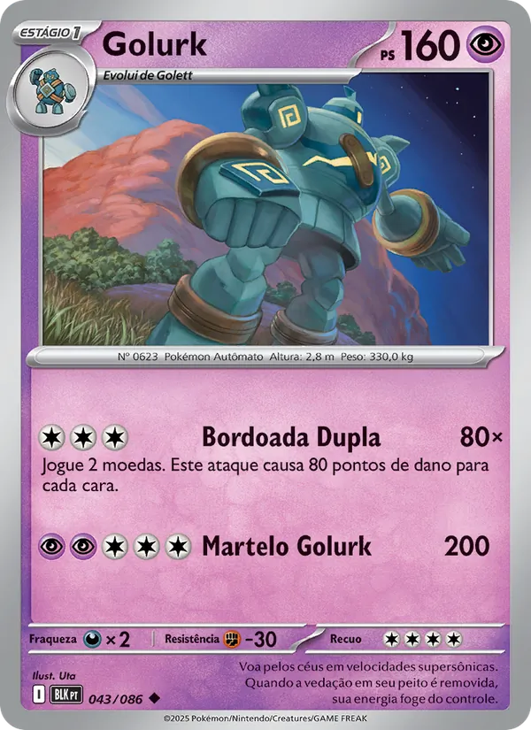 Golurk (Black Bolt #043/86)
