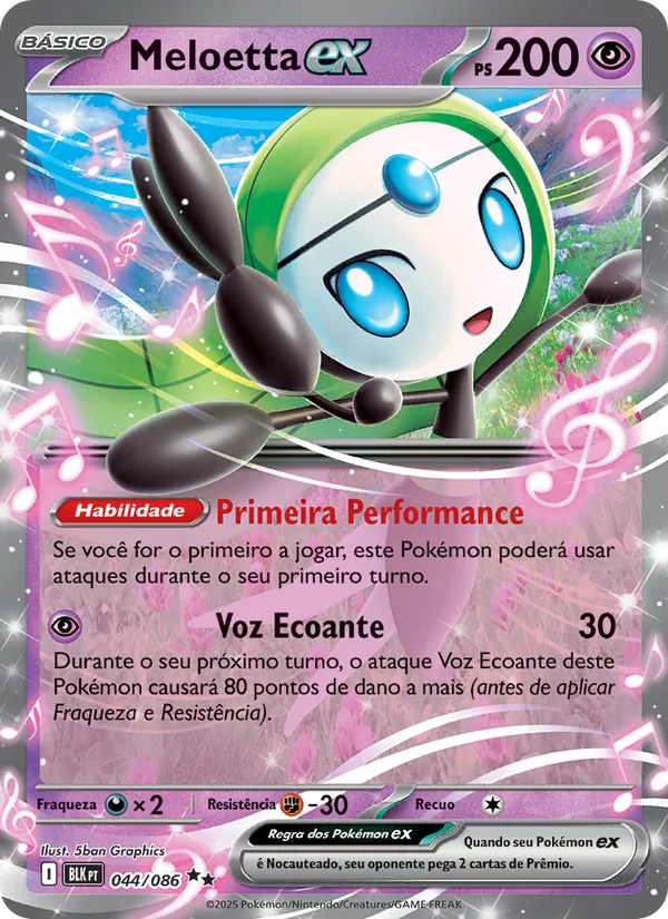 Meloetta ex (Black Bolt #044/86)