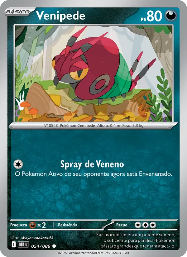 Venipede (Black Bolt #054/86)
