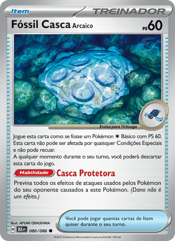 Fóssil Casca Arcaico (Black Bolt #080/86)
