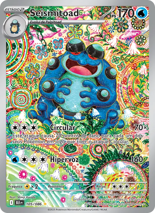 Seismitoad (Black Bolt #105/86)