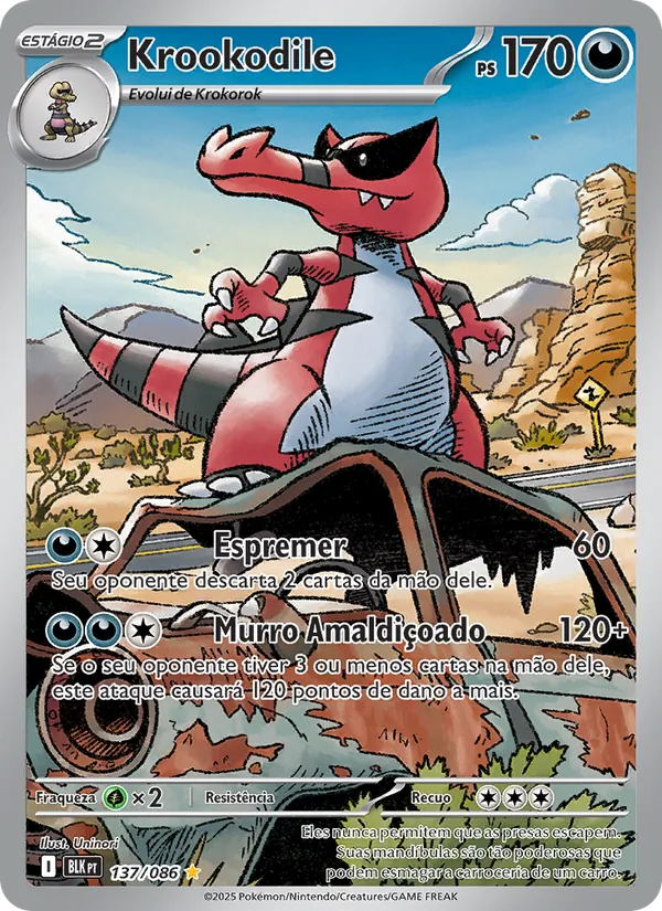 Krookodile (Black Bolt #137/86)